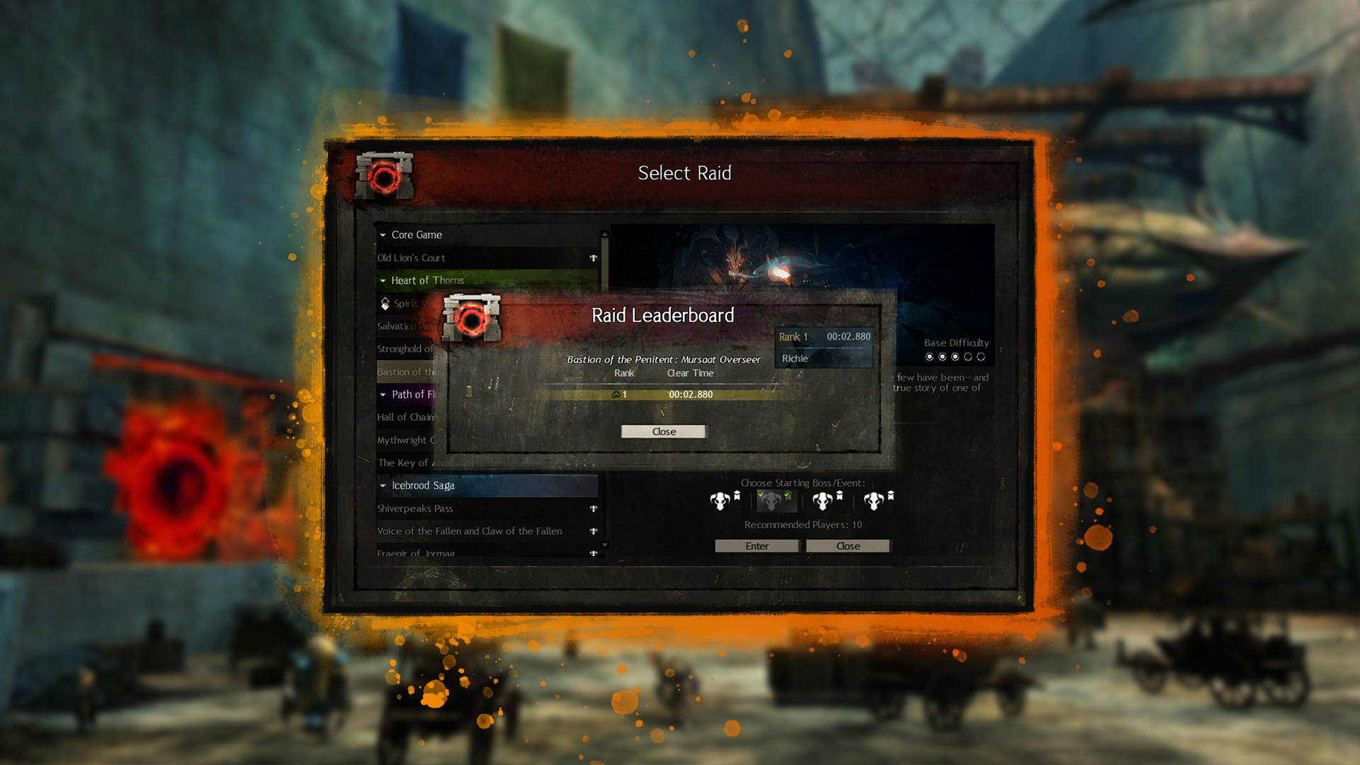 A new leaderboard UI for raids.