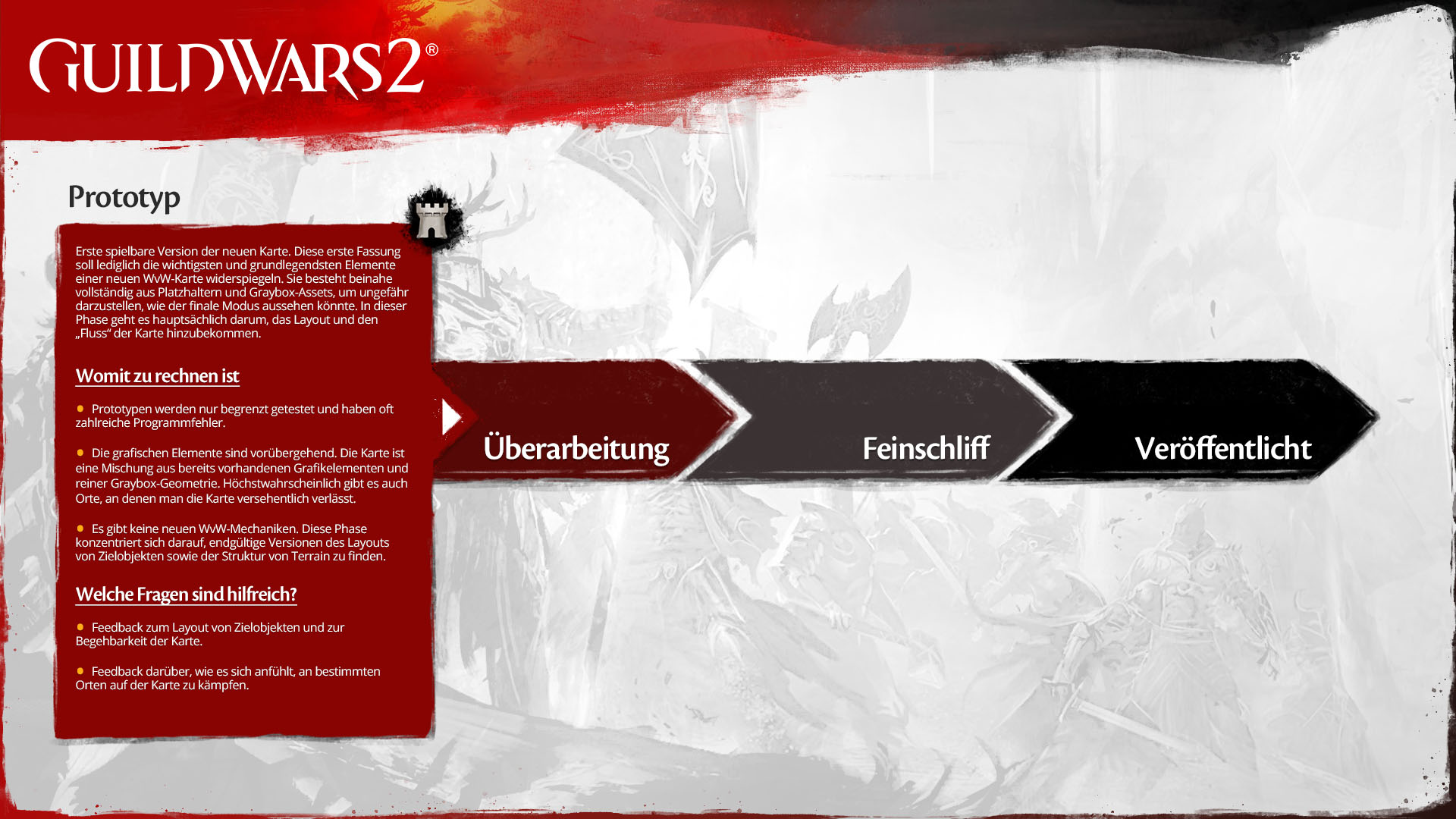 A development tracker asset indicating we're in the Prototype phase.